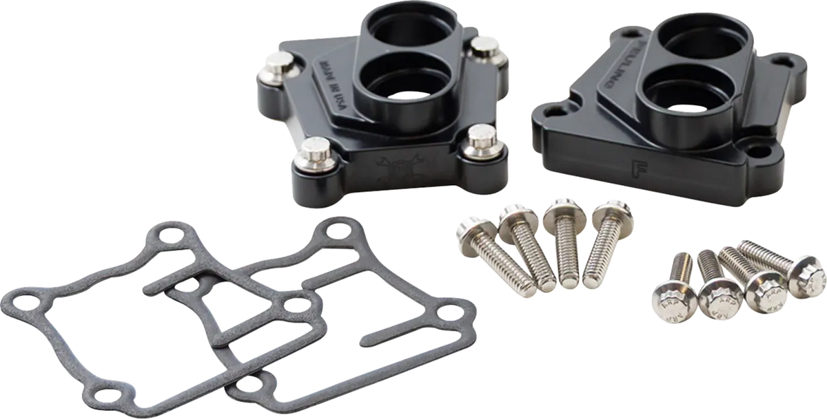 Feuling Parts Lifter Block Covers Black for 99-17 Twin Cam