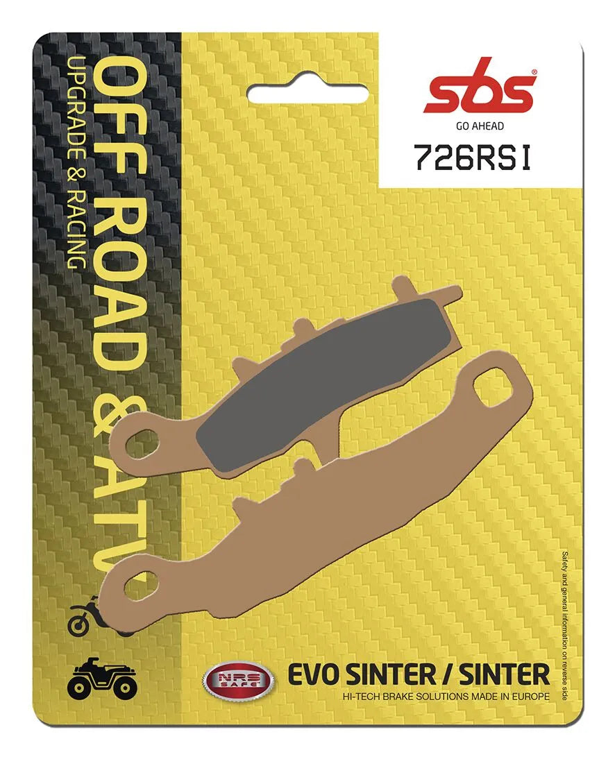 Sbs Rsi Offroad Racing Sintered Brake Pads - Front