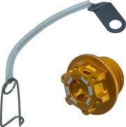 Psr Gold Anodized Aluminum Oil Filler Cap Kit M20 X 2.5