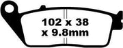 Ebc Sfa-hh Series Sintered Scooter Brake Pads - Front & Rear