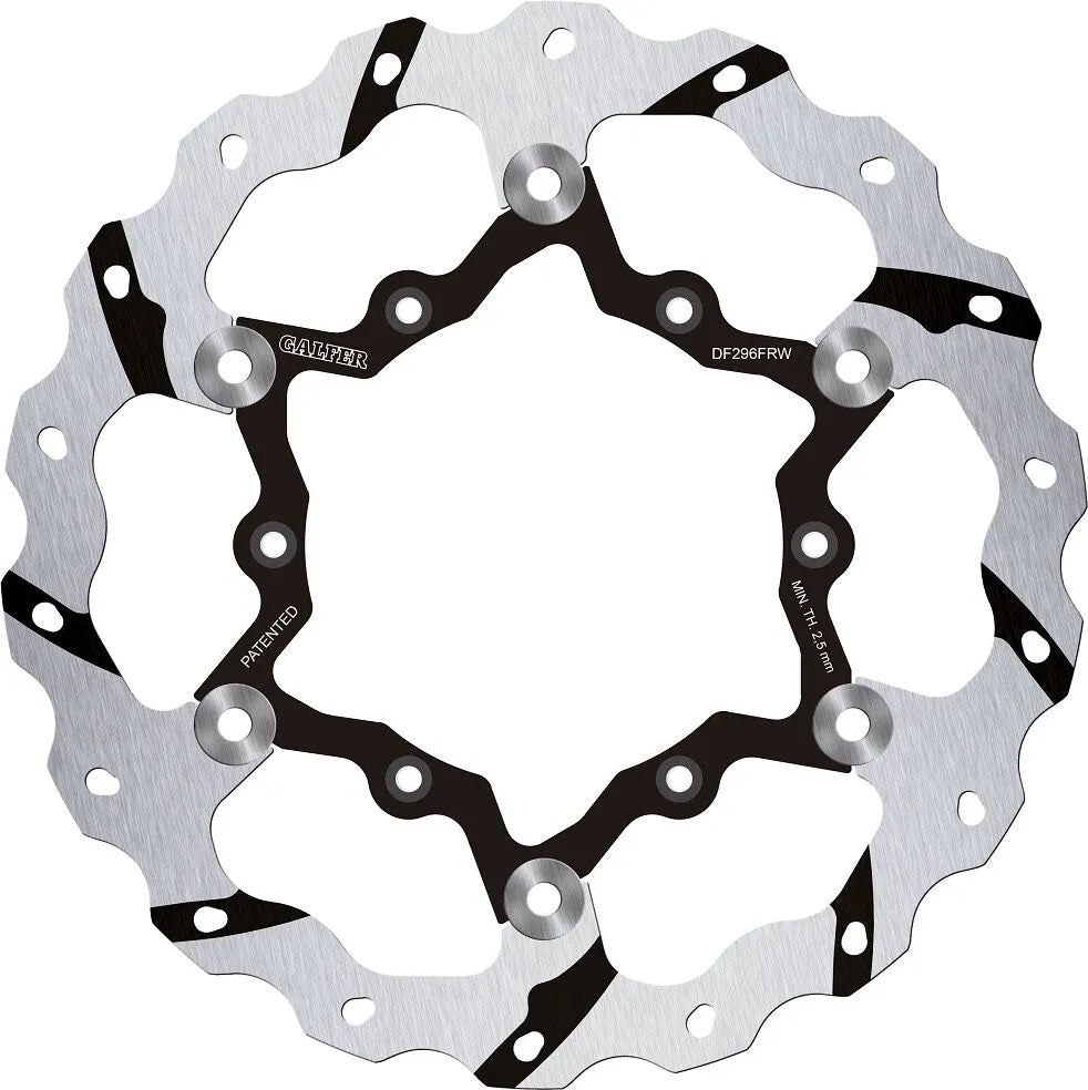 Galfer Floating Wave Grooved Brake Rotor - Front