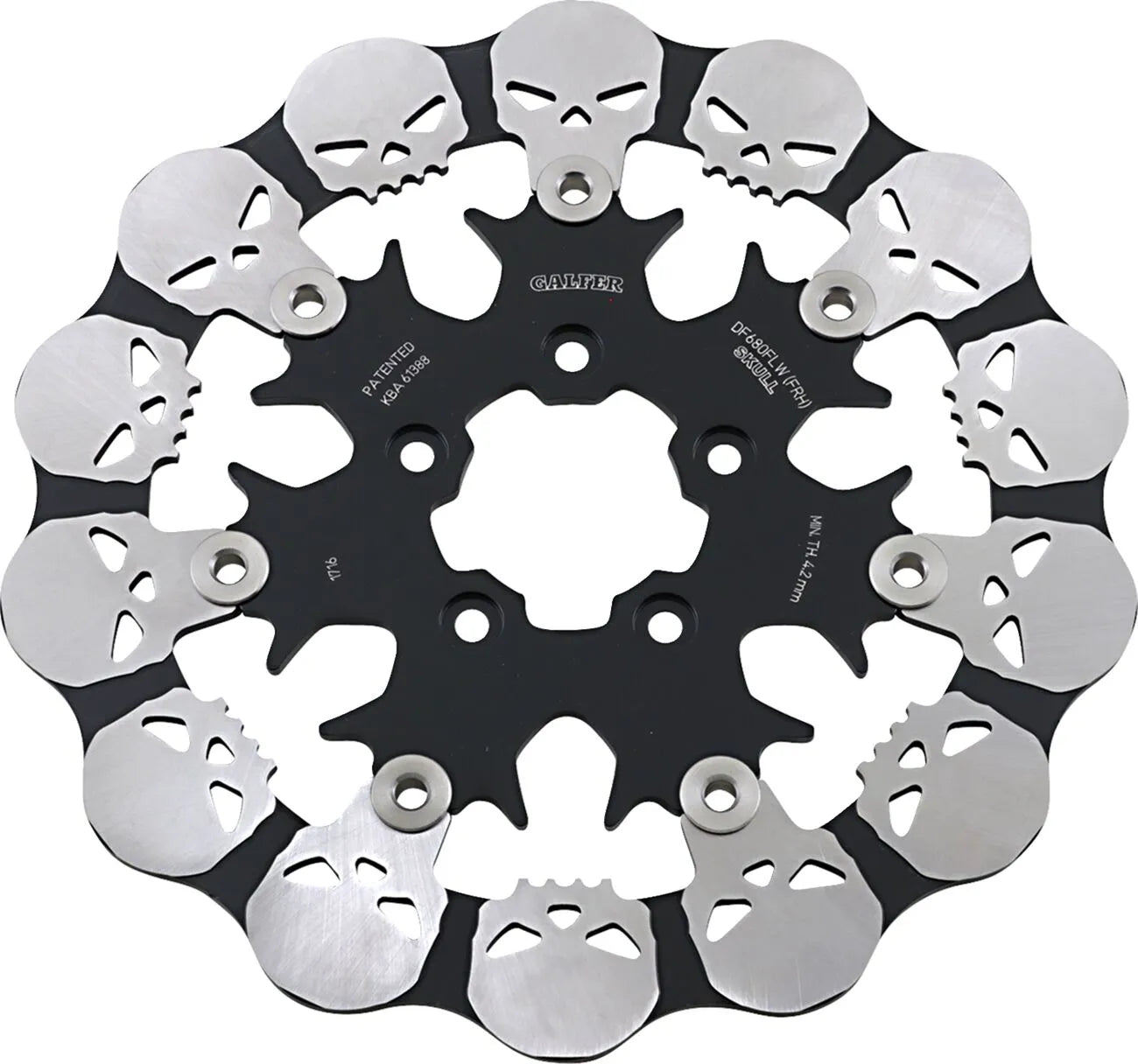 Galfer Skull Brake Rotor For Superior Braking - Front