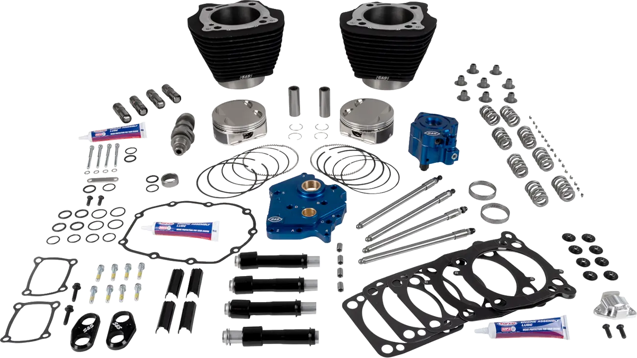 S&S Cycle 129" Power Package Engine Kit for 107" M8