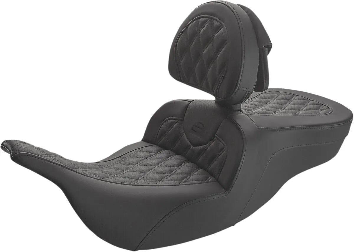 Saddlemen Roadsofa Lattice Stitched Seat - For Harley Davidson