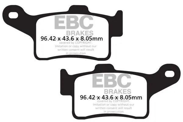 Ebc Fa Series Organic Brake Pads