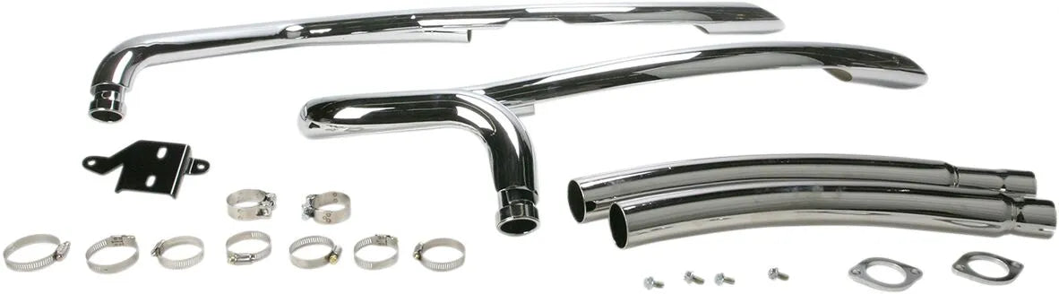 Cobra Speedster Swept Exhaust System Chrome Full System