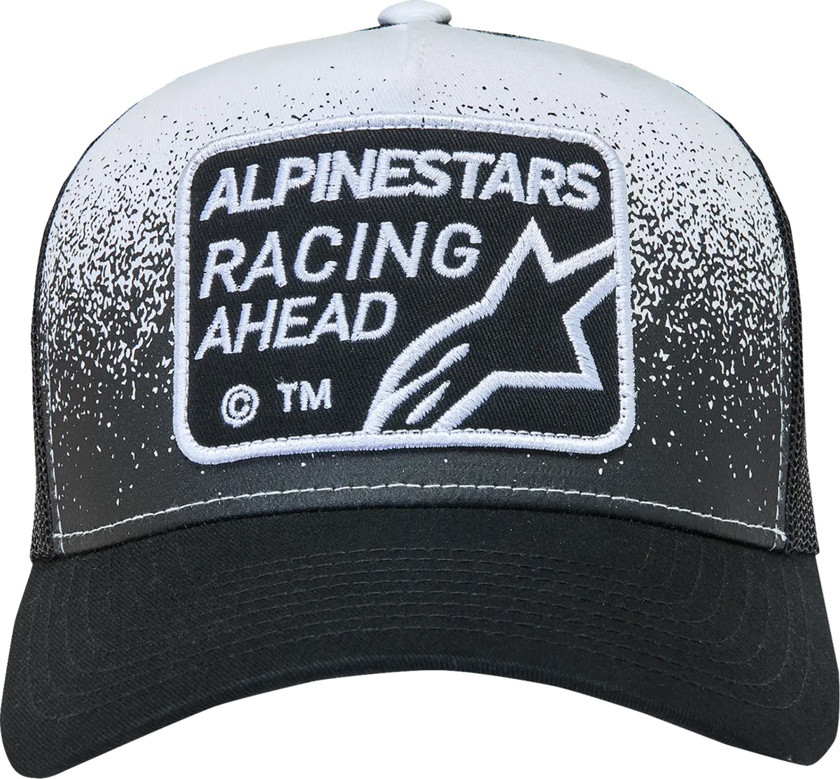 Alpinestars Gravel Trucker Hat Curved Bill Snapback Black/White
