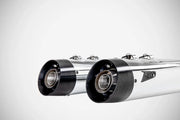 Zard Slash-cut Slip-on Mufflers For Hd-touring E5 - ECE Street Legal Approved