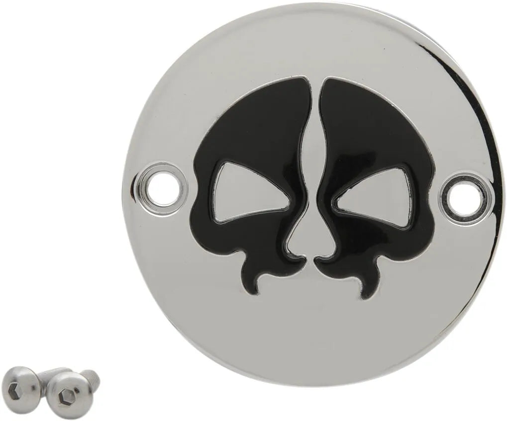 Drag Specialties Split Skull Points Cover Chrome