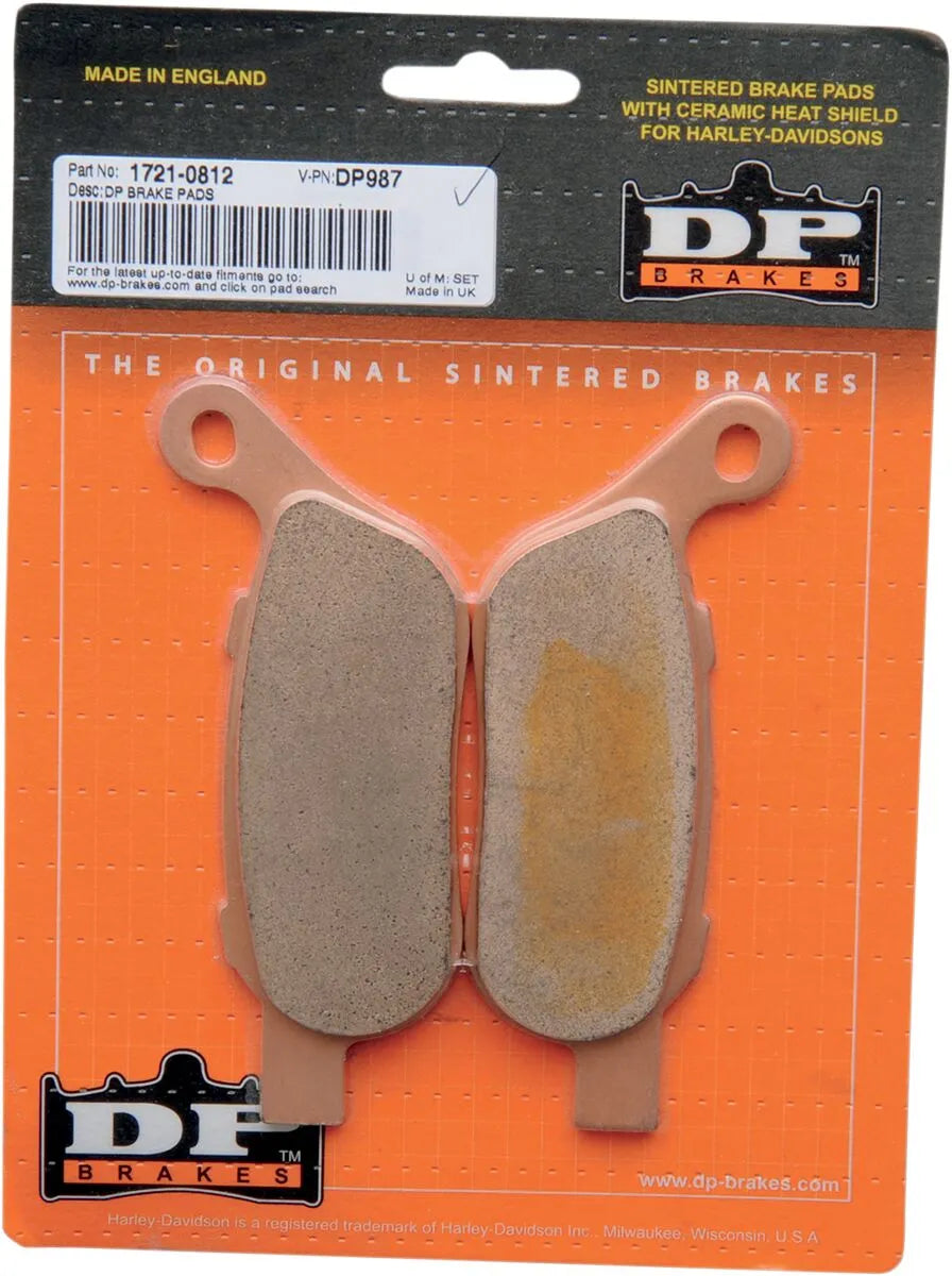 Dp Brakes Sintered Metal Brake Pads For Harley/buell - Rear