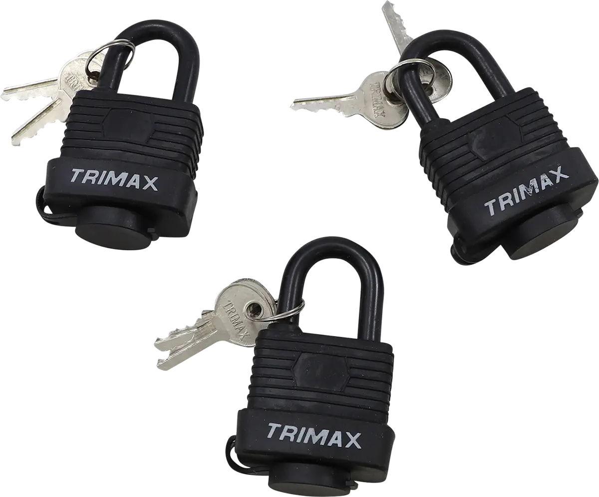Trimax Weatherproof Padlock With Hardened Shackle