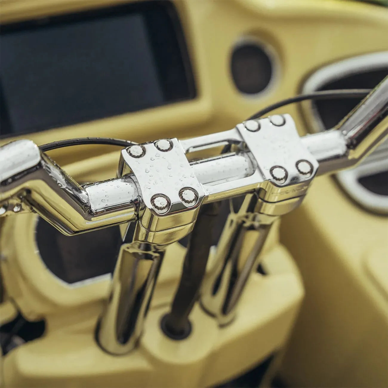 Trask Assault Handlebar Risers - 4" Chrome