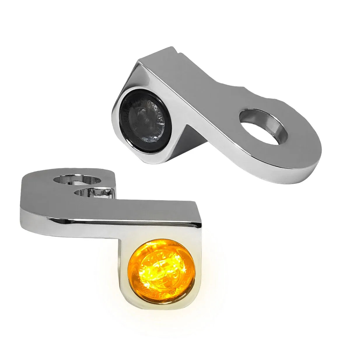 Heinz Bikes Nano Handlebar Turn Signals - Chrome