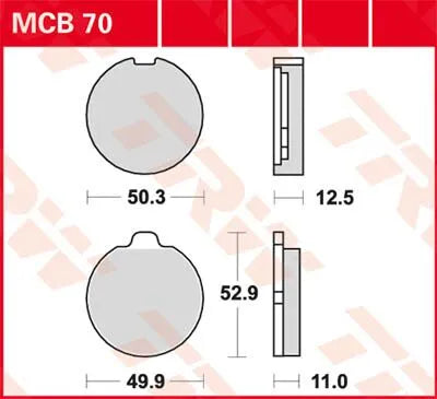 Trw All Round Sintered Metal Brake Pads - Front