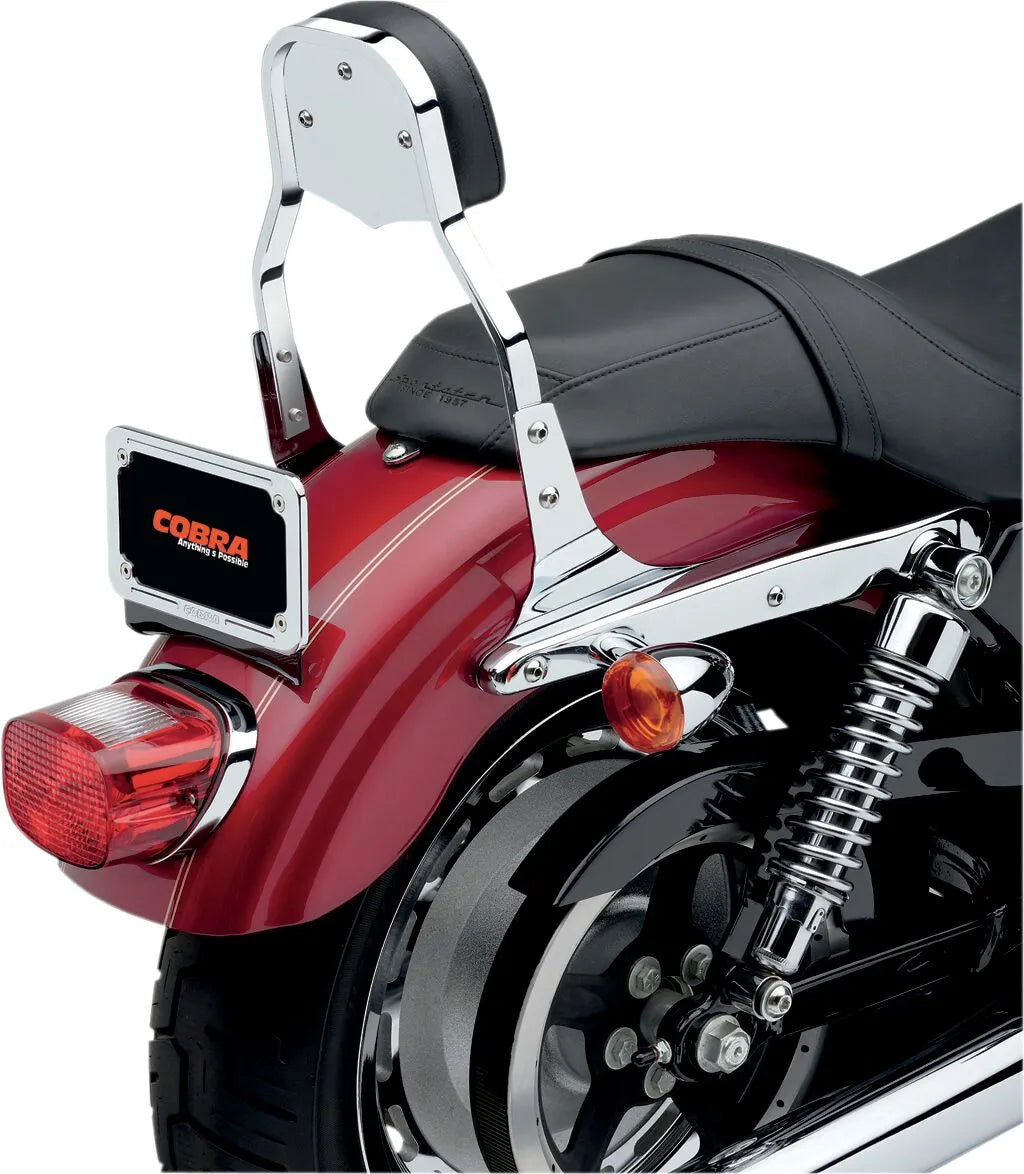 Cobra Square Sissy Bar - Enhanced Passenger Comfort