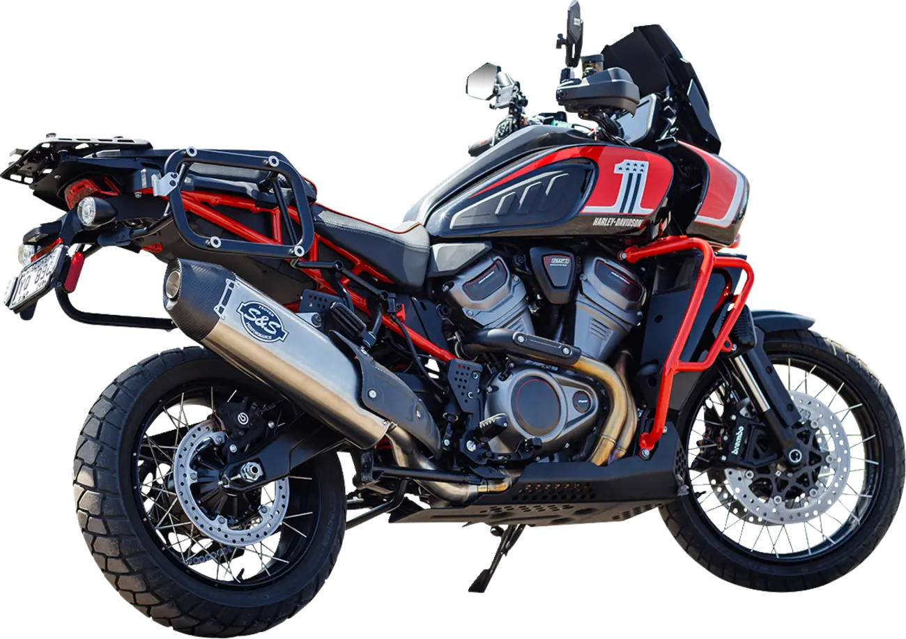 S&s Cycle Slip-on Muffler With Carbon Fiber End Cap