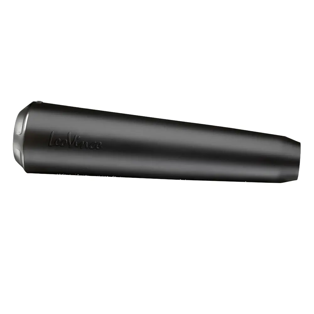 Leovince Lv Classic Racer Black Slip-on Muffler - ECE Street Legal Approved