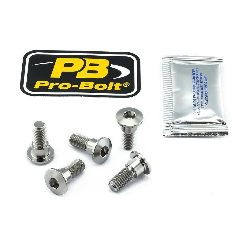 Pro Bolt Titanium Brake Rotor Mounting Bolt Kit