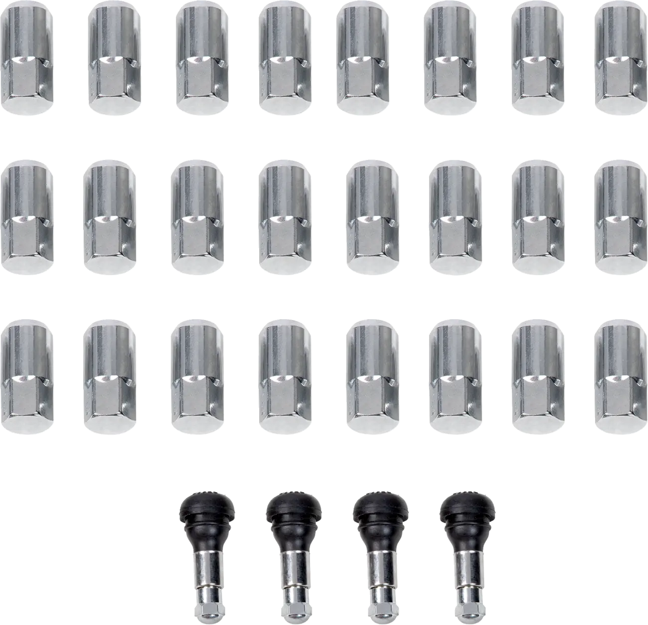 Moose Offroad ATV/UTV 12mm x 1.5" Wheel Lug Nuts & Valve Stems
