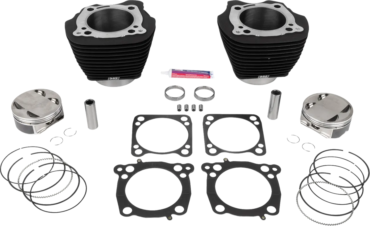 S&S Cycle 136ci Big Bore Cylinder Kit 11.0:1 Compression