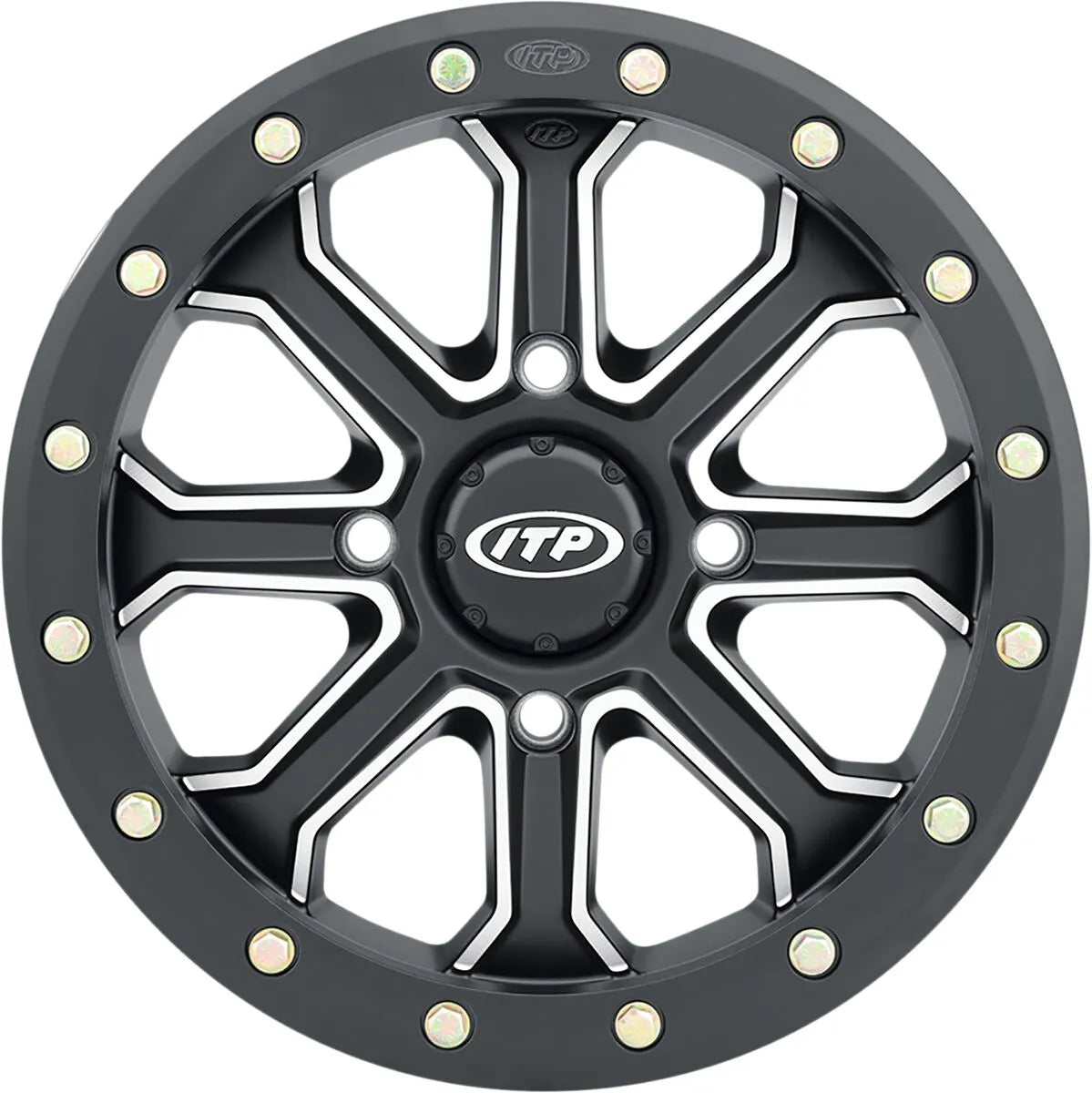 Itp Inertia Wheel - Matte Black, 15x7