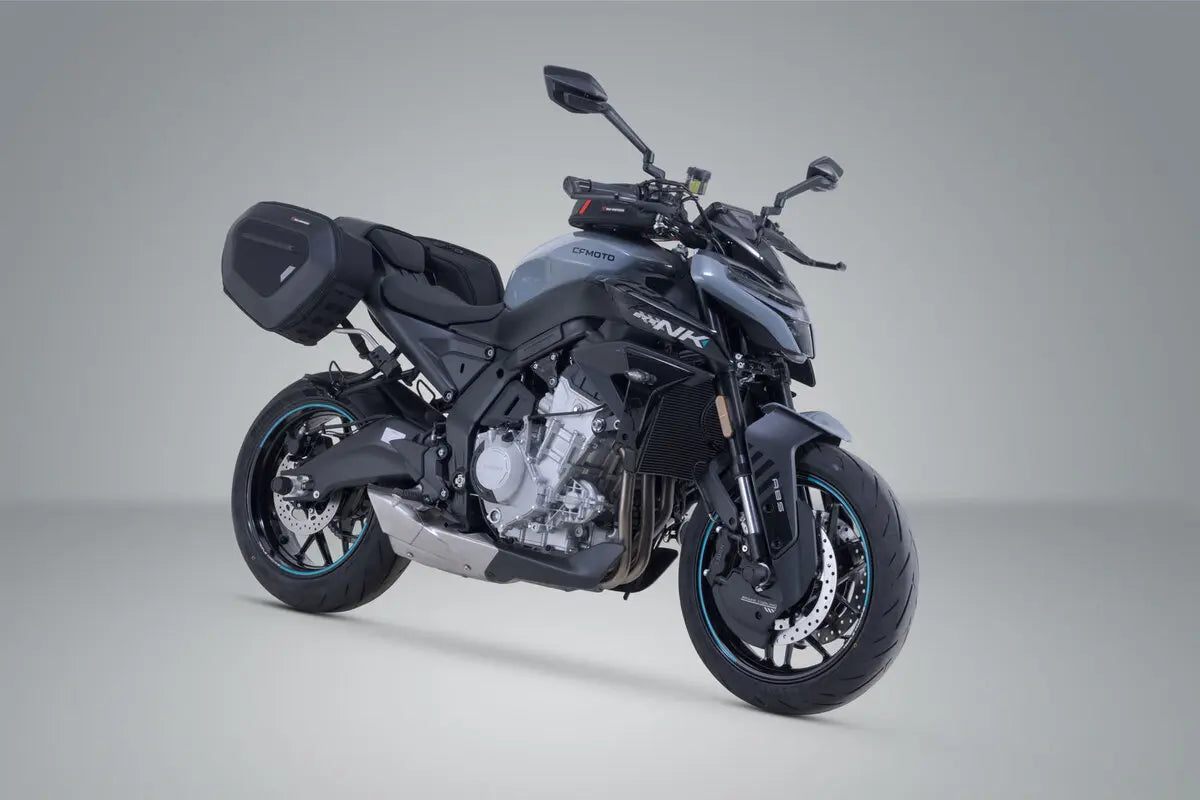 Sw-Motech PRO BLAZE H Saddlebag Set Black High Exhaust