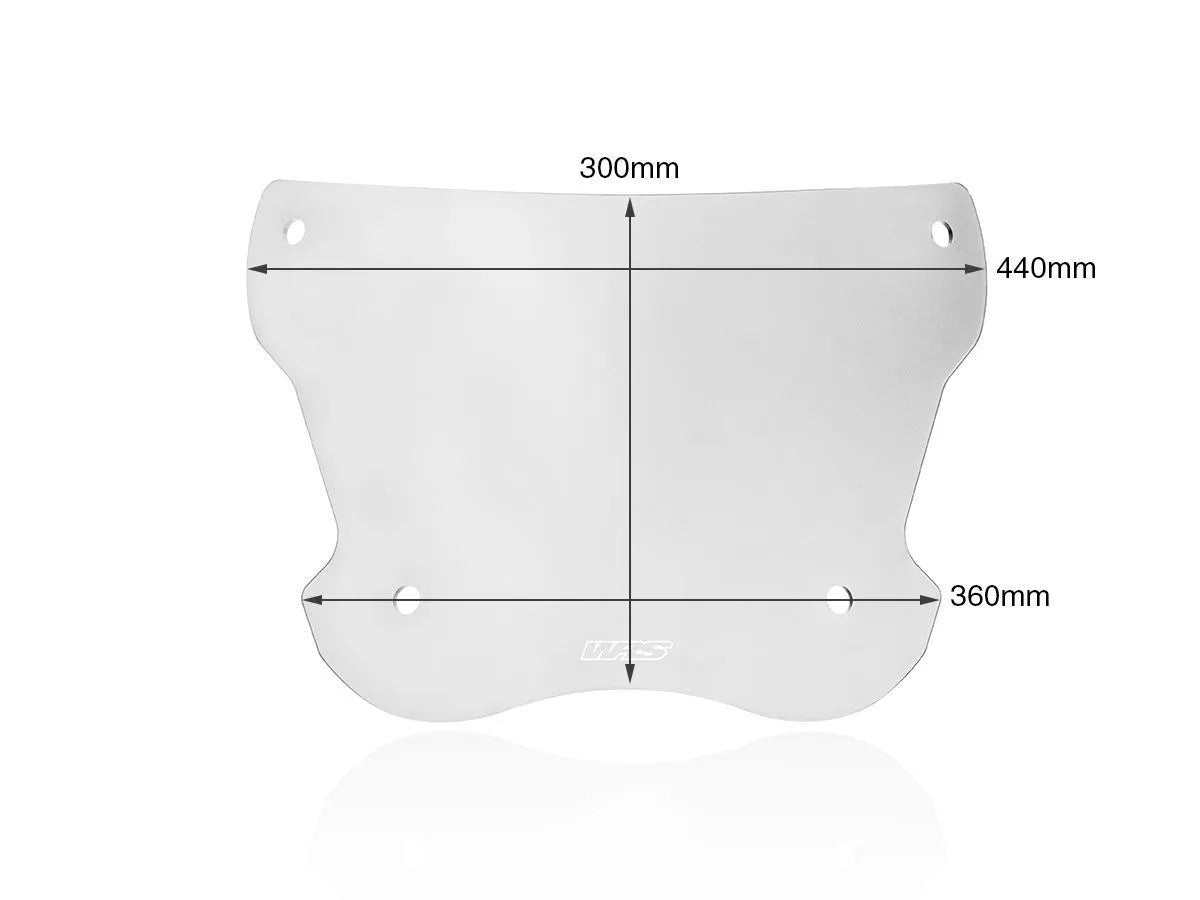 Wrs Scooter Windscreen - Clear Pmma Plexiglass