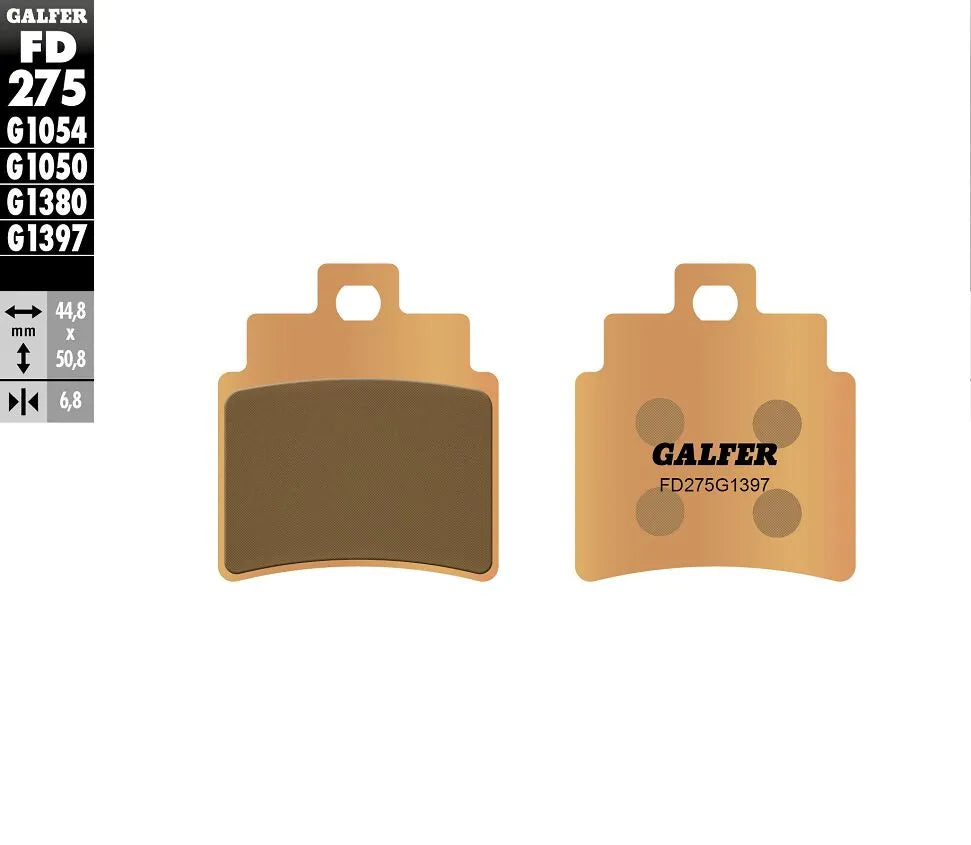 Galfer Hh Sintered Brake Pads For Motorcycles - Rear