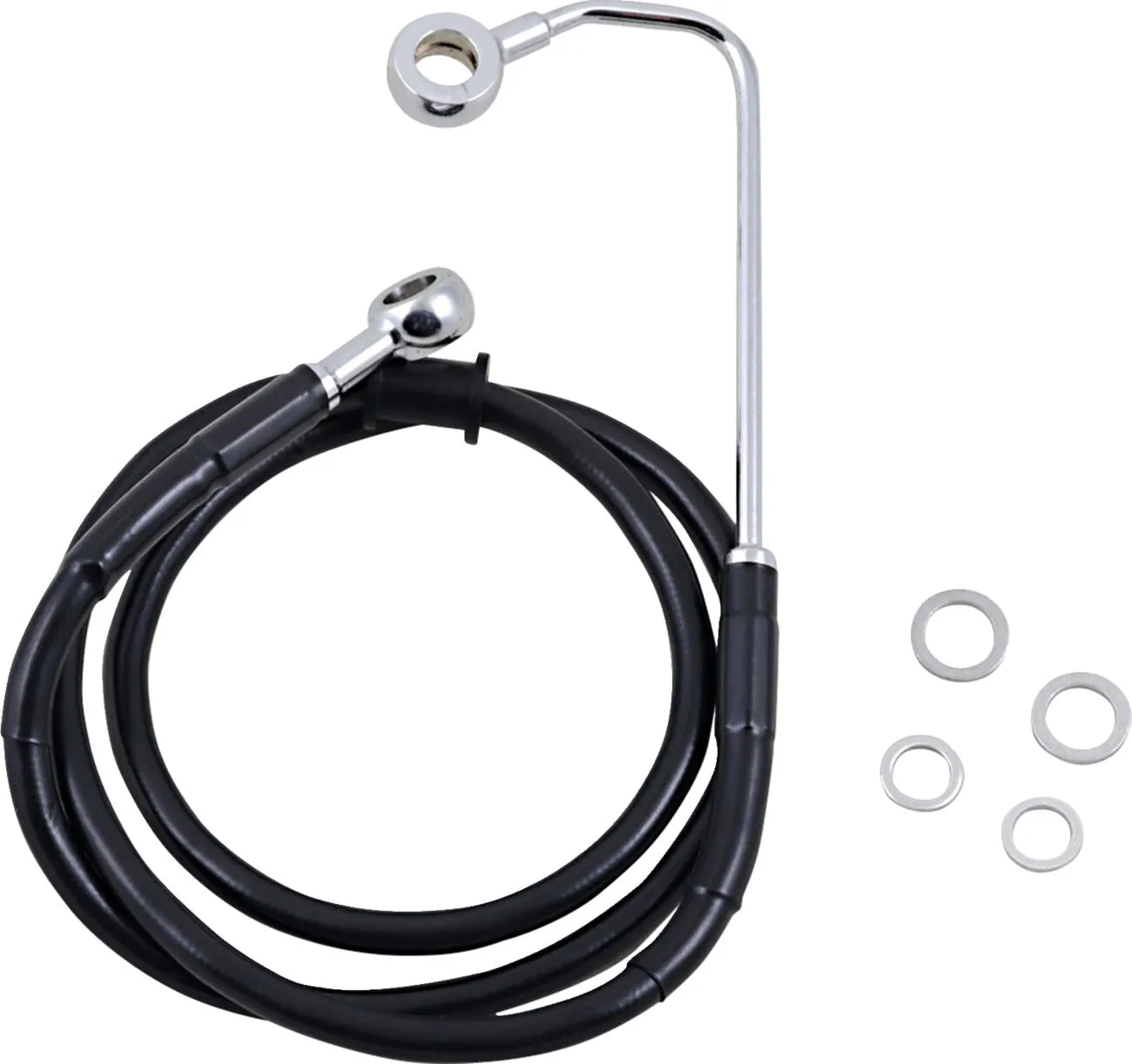 Drag Specialties Extended Brake Line For Abs - 41.75"