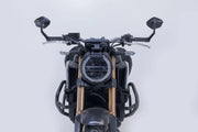 Sw-motech Bar End Mirrors - Black Aluminum