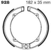 Ebc Standard Brake Shoes - Organic Base Set - Front