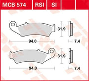 Trw Si Series Sintered Off-road Brake Pads Set - Front