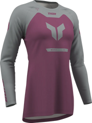 Thor Women's Ridemode Menace Jersey - Gray/Purple
