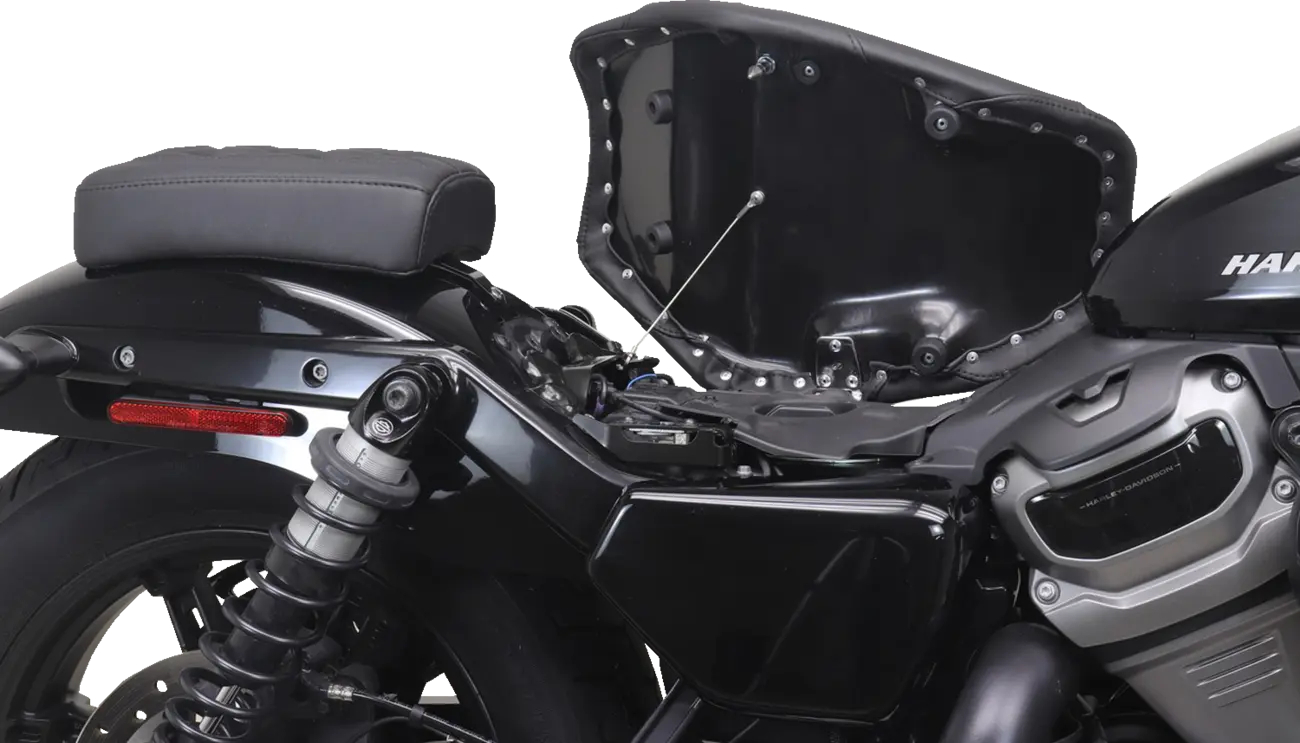 Mustang Tripper Solo Seat - For Harley Davidson