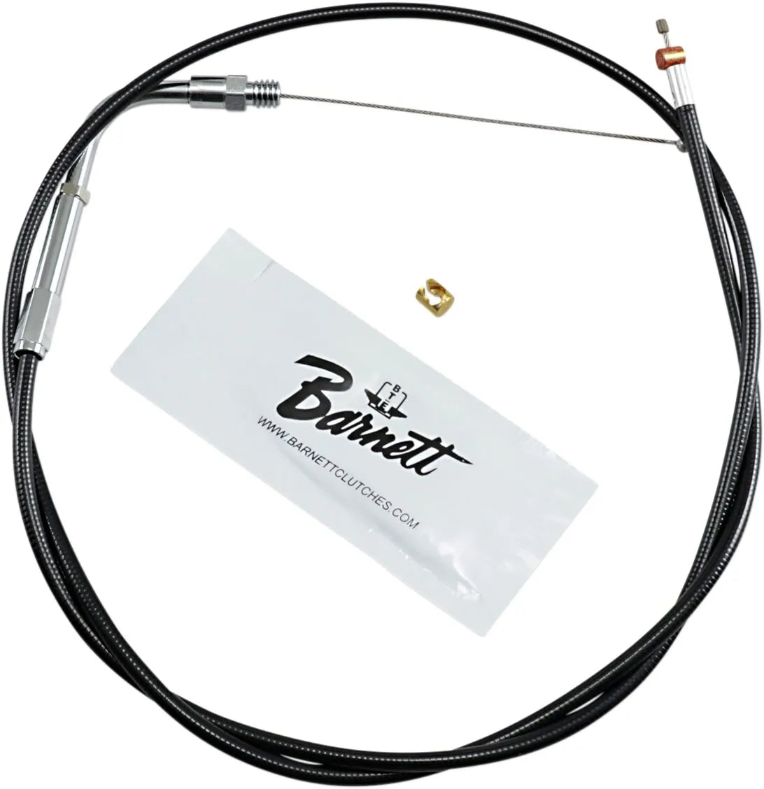Barnett Black Vinyl +6" Cable for Harley FLSTF FLSTC 90-95