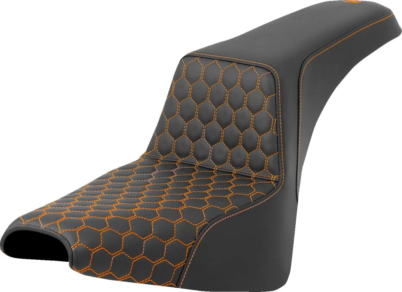 Saddlemen Honeycomb Step-up Seat - For Harley Davidson