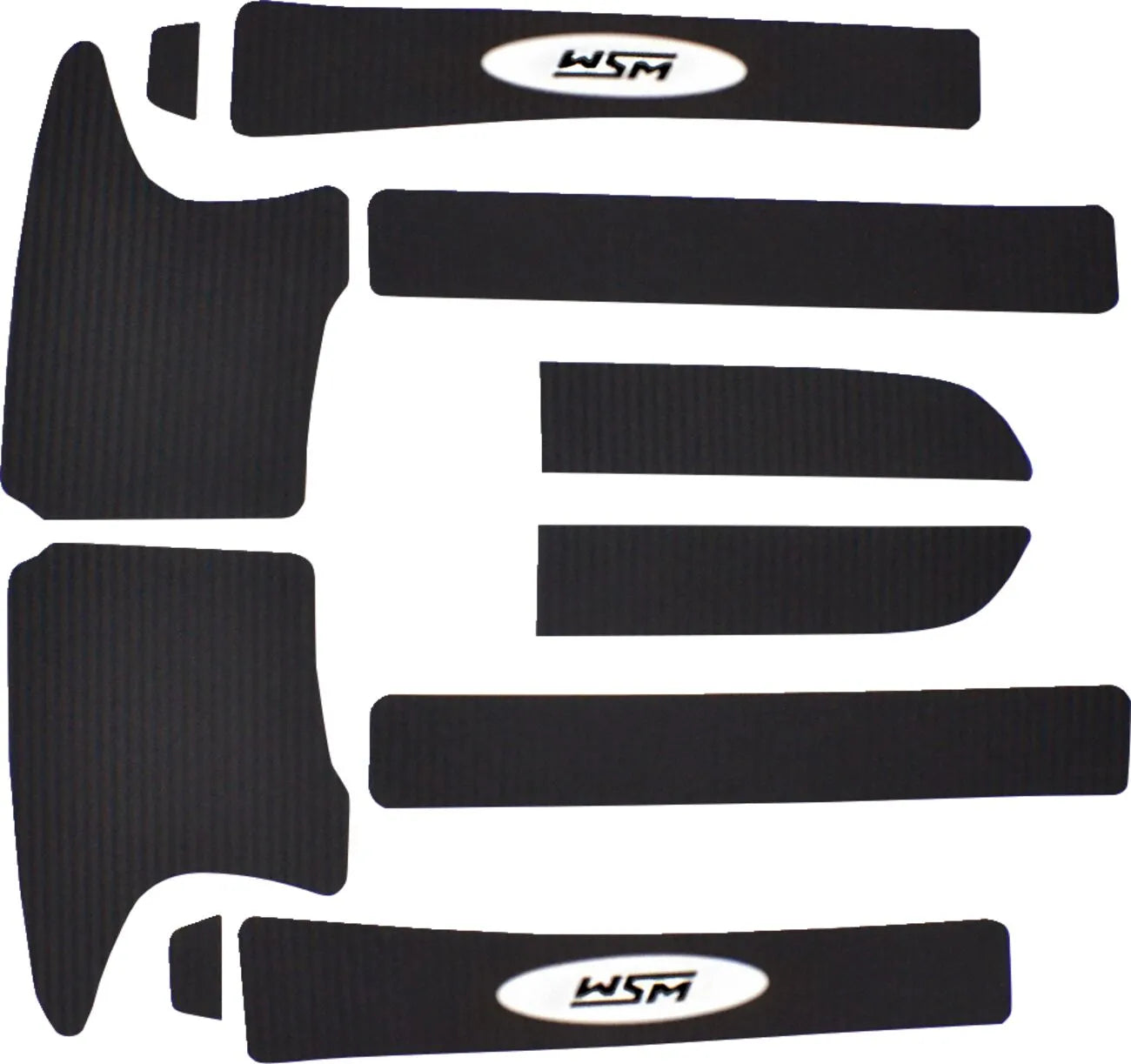 Wsm Black Traction Mat Set
