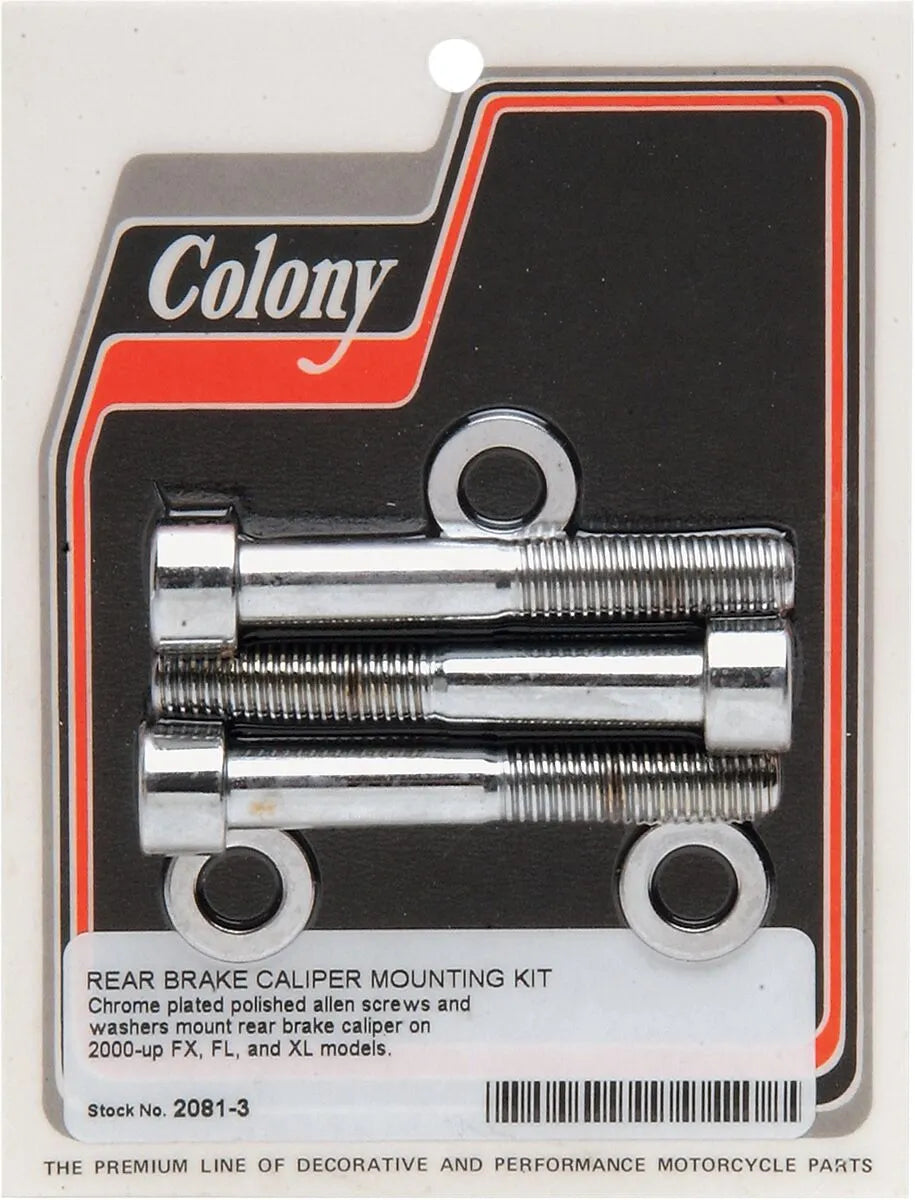 Colony Rear Brake Caliper Bolt Kit