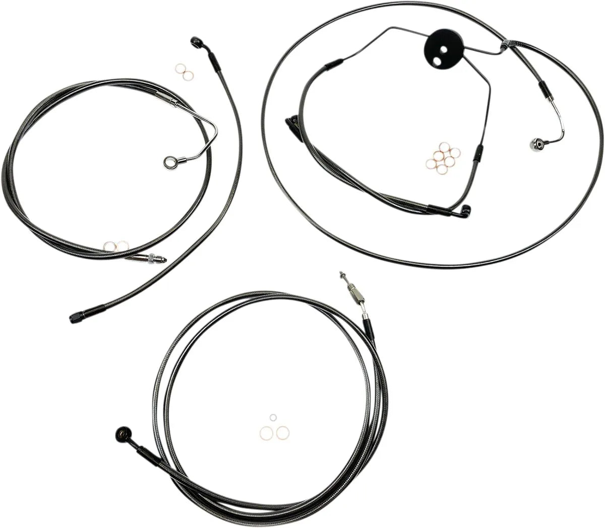 Magnum Shielding Black Pearl Handlebar Installation Kit for Ape
