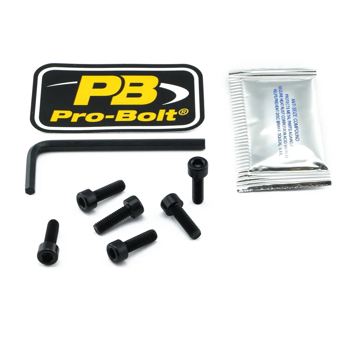 Pro Bolt Aluminium Fuel Cap Kit - Black
