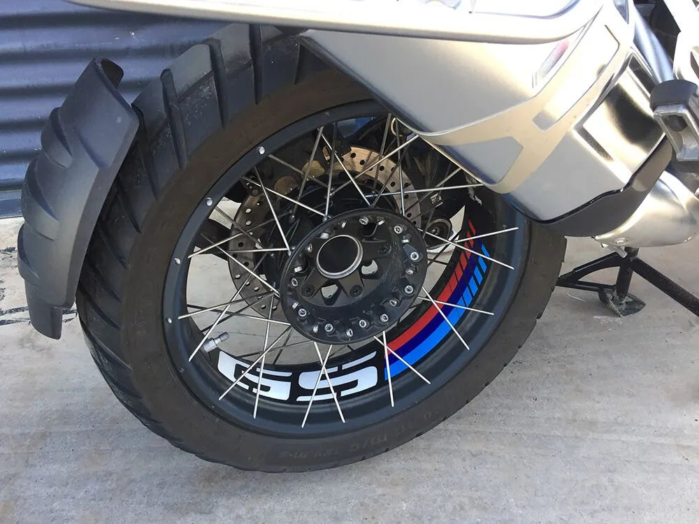 Uniracing Rim Decal For Bmw Motorcycles - Premium Vinyl