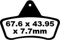 Ebc Tt Sport Carbon Fusion Brake Pads For Tt & Enduro Bikes - Front & Rear