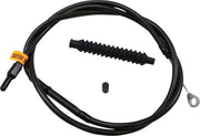 La Choppers Midnight Braided Clutch Cable for Ape Hangers