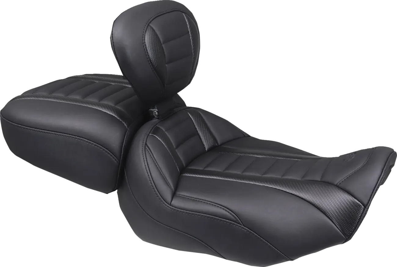Mustang Deluxe Touring Solo Seat - For Harley Davidson