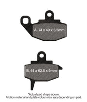 Ebc Tt Sport Carbon Fusion Brake Pads For Tout Terrain - Front