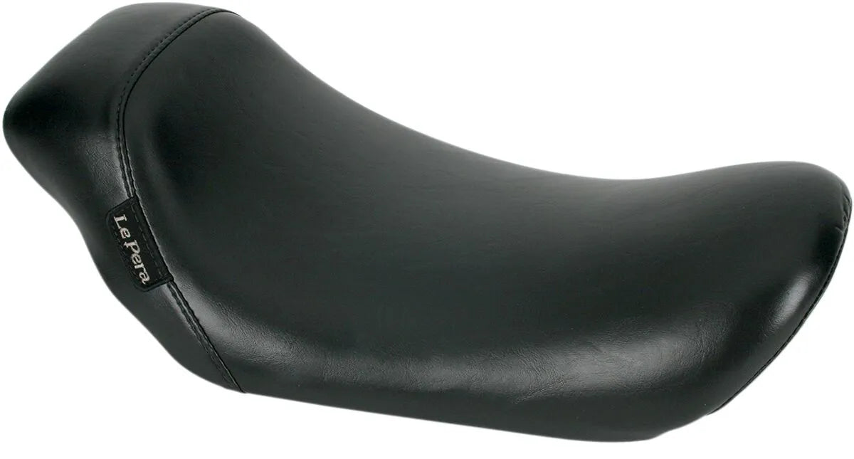 Le Pera Bare Bones Solo Seat - Black - For Harley Davidson