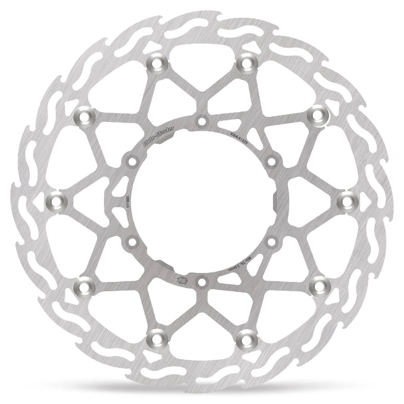 Moto-master Flame Series Supermoto Street Rotor 320mm - Front