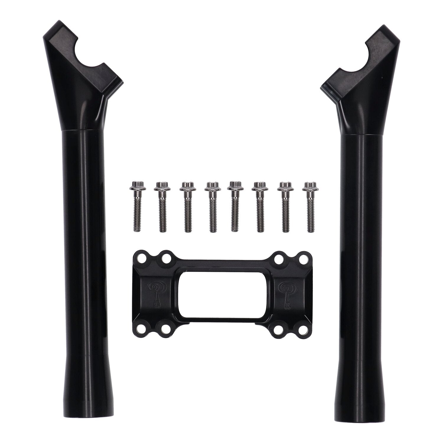 Indian Larry Motorcycles Indian Larry M8 Softail BK Brawler risers 10" - Black