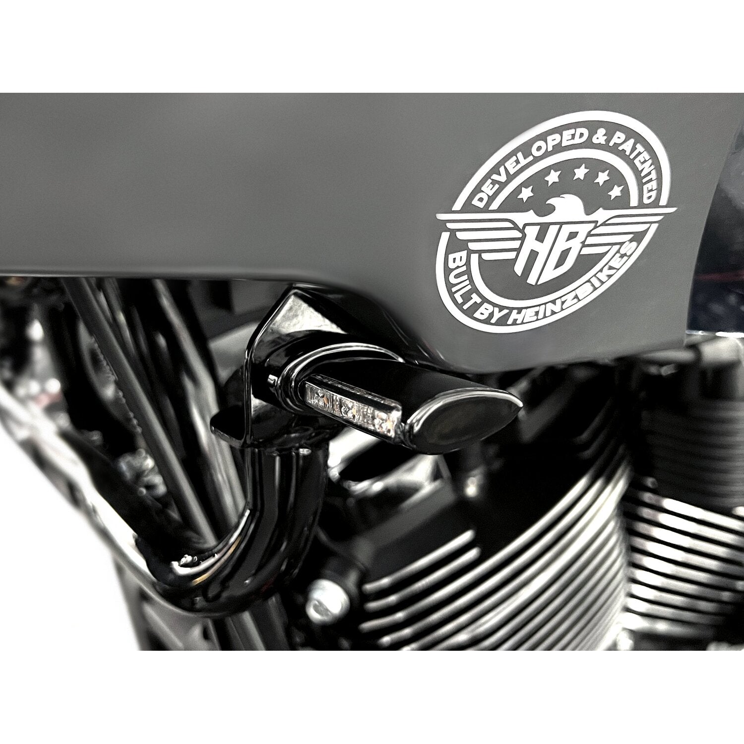 HeinzBikes ST Classic turn signals - Position lights - Chrome