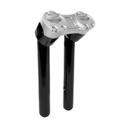 HeinzBikes Clubstyle pullback risers 8" - Black/Silver